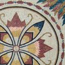 Whimsical Multicolored Leaf Mosaic close-up