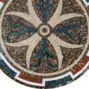 Round Multi-Patterned Mosaic close-up