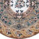 Round Floral Rug Mosaic close-up