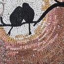 Love Birds Mosaic close-up