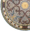 Brown and Gold Forest Floor Inspired Mosaic Tile close-up