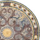 Brown and Gold Forest Floor Inspired Mosaic Tile close-up