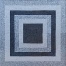 Quadratisches Muster Teppich Mosaik, 100 cm Zoom