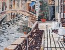 Venice Canal Mosaic close-up