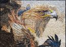 Bird of Prey Double Exposure Mosaic close-up