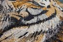 Portrait of a Tiger Mosaic close-up