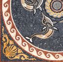 Delfine Medaille Mosaik Zoom