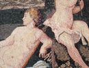 Palma's Nymphs Bathing Mosaic close-up