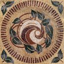 Decorative Leafy Pattern Mosaic close-up