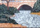 Ветряная мельница, мозаика крупным планом