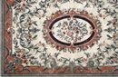 Dusky Rose and Cream Rug Mosaic, 119"x79" close-up