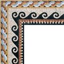 Греческий бордюр, мозаика, 150x20 см крупным планом
