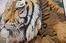 Portrait of a Tiger Mosaic close-up