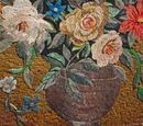 Multicolored Floral Still-life Mosaic close-up