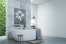Daisy on Stone Background Mosaic in your home