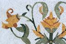 Mosaik Floral Gold, 100x65 cm Zoom