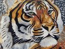 Тигр Мозаика крупным планом