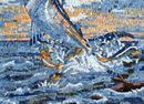 Swordfish Mosaic, 30"x40" close-up