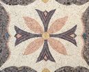 Mosaik Bodenfliese Florales Muster Zoom