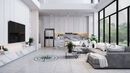 Light Grey and Black Compass Mosaic in your home