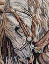 Majestic Horse Mosaic close-up