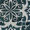 Mosaik Floral Grün Creme, 80 cm Zoom