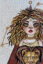 Leo Zodiac Mosaic крупным планом