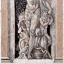 Bacchus Statue Mosaic close-up