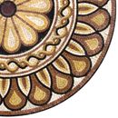 Mosaik Goldene Blumenblüte Zoom