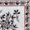 Mosaik Florales Muster, 80 cm Zoom
