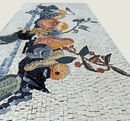 Fruits Still-Life Mosaic close-up