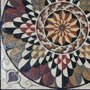 Geschichtetes geometrisches Muster Mosaik Zoom