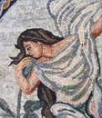 Woman Dancing in Lake Mosaic close-up