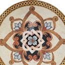 Symmetrisch Gold Gemustert Mosaik, 150 cm Zoom