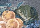 Фрукты Виноград Персики Мозаика, 135x95 см крупным планом