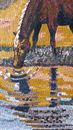 Pferde am See Mosaik Zoom