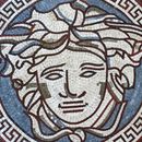 Wandmosaik Gesicht der Medusa Zoom