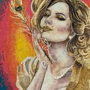 Leo Portrait Mosaic крупным планом