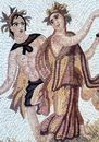 Griechisches Paar Mosaik Zoom