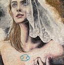 Cancer Portrait Mosaic close-up