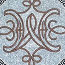 Mosaik Symbol Grau, 130 cm Zoom