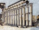 Arched Palmyra Landscape Mosaic close-up