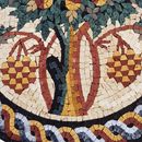 Round Hisham's Tree of Life Mosaic крупным планом