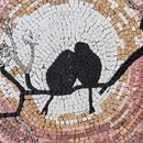 Love Birds Mosaic close-up