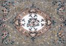 Tapestry-Inspired Rug Mosaic close-up