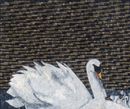 Swan Family Mosaic close-up