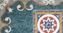 Emerald Rug Mosaic close-up