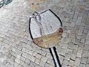 Вино, абстрактная мозаика, 100 см крупным планом