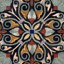 Mosaik Medaillon im Boho-Stil, 100 cm Zoom