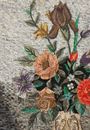 Blumenstrauß rustikal Mosaik-Wandkunst Zoom